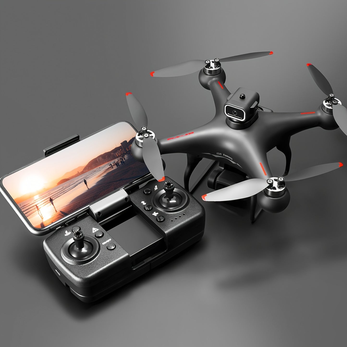 Say goodbye to complex operations! S116 drone one click surround, intelligent tracking super convenient, dual electrically adjustable cameras+optical flow positioning, obstacle avoidance on all sides, easy to capture good wor