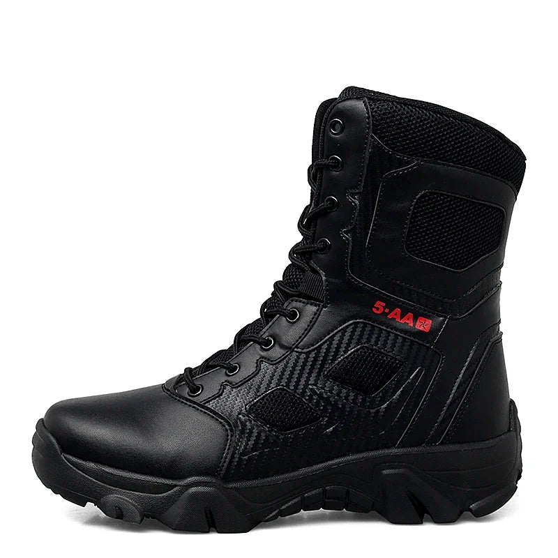 New Men Tactical Boots Winter Combat Ankle Anti-Slip Work Safety Shoes Special Force Army Boots Male Waterproof Motorcycle Shoe