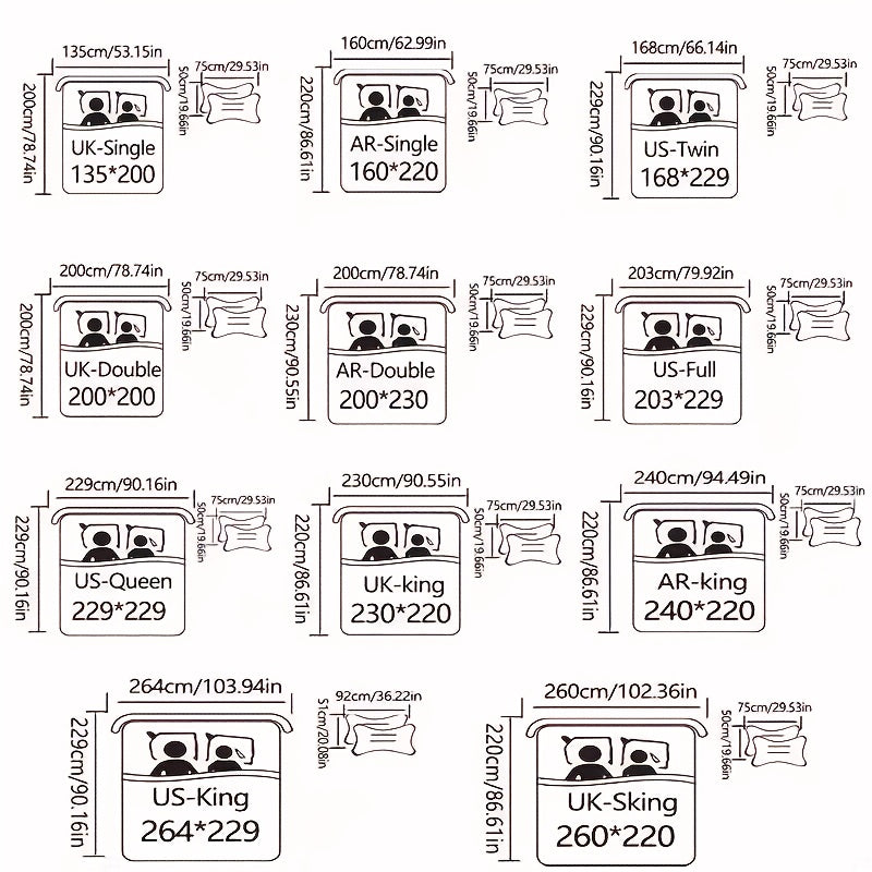 100% Polyester Printed Duvet Cover Set + Pillowcase 3pcs Set Lien White Branch Leaf Floral Print, 2*Pillowcases, 1*Duvet Cover, Unfilled, Grey Bedding, Ultra Soft Breathable Comfortable Polyester Material, Suitable for All Se