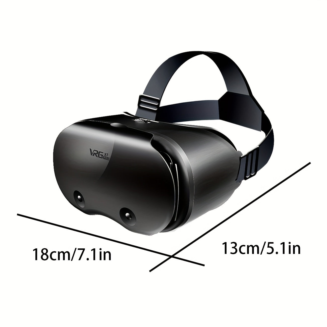 Surprise Gift: VR Glasses for Smartphones - 3D VR Headset with Adjustable Headband & Lenses, No Charging//Electronics, Compatible with iPhone/, PC/PS4/ Switch, Ultra-Realistic Private Cinema Experience, Plug & Play, Ideal for