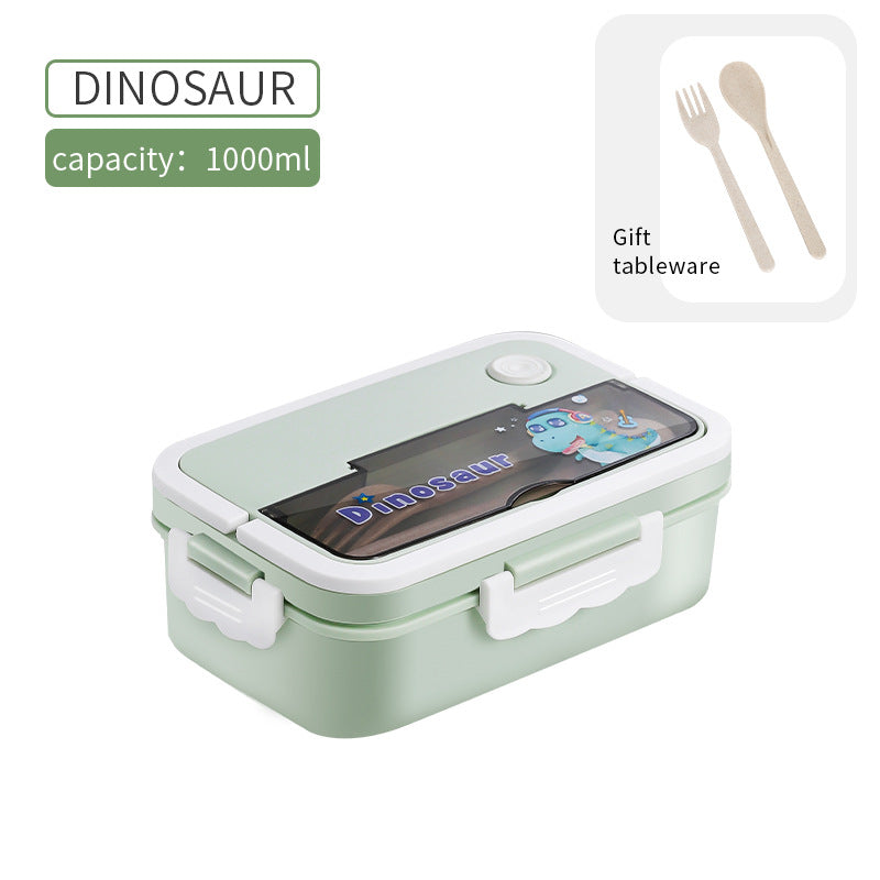 Cartoon fashion leak-proof sealed microwaveable lunch box lunch box lunch box