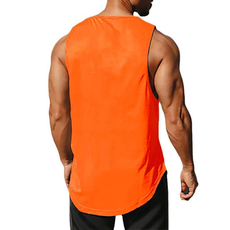 Men's running and fitness vest summer quick drying training suit sleeveless camisole base shirt