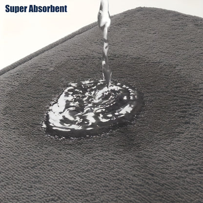 3pcs Ultra-Soft Bath Mat Set - Non-Slip Bath Rugs with Non-Slip Backing, Bath Floor Mats for Shower, Bathtub, Bathroom - Quick-Dry Bath Mat with Non-Slip Surface