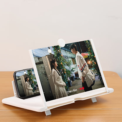 Phone Screen Magnifier Stand - Instantly Turns Your Phone into a Tablet for Easier Movie Watching, Hands-Free & Eye-Friendly Design with Foldable Portability