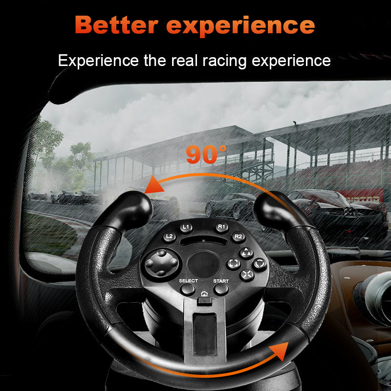 Mini Ps3/PC all-in-one racing steering wheel