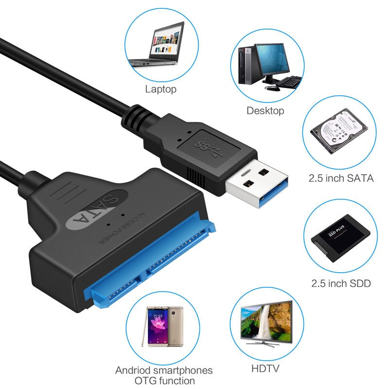 SATA Easy Drive Cable 2.5-inch Hard Disk Cable USB3.0 to SATA Easy Drive Cable SATAIII