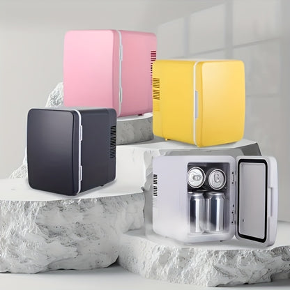 4L Car Refrigerator & Mini Fridge Dual-Purpose – Portable Cooler/Warmer for Commute, Lightweight, Low Noise, Energy-Efficient, USB Powered, Digital Display – Ideal for Travel & Daily Use