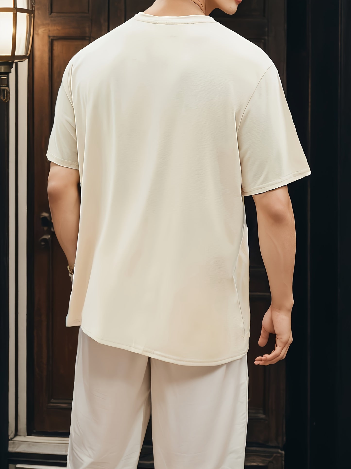 Men'S Heavyweight 210gsm 100% T-Shirt - White Crew Neck Casual Everyday & Formal Tee - Soft Breathable Fabric for Beach, Office, Parties - Minimalist Everyday Essential Wardrobe Staple, Beach T Shirt, Party Attire, Simple Des