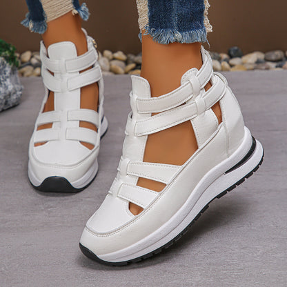Women's Close-toed Hollow-out Sandals Summer Fashion Platform Shoes