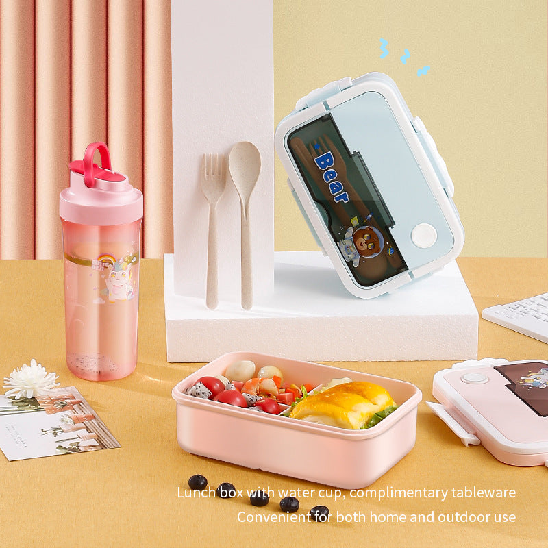 Cartoon fashion leak-proof sealed microwaveable lunch box lunch box lunch box