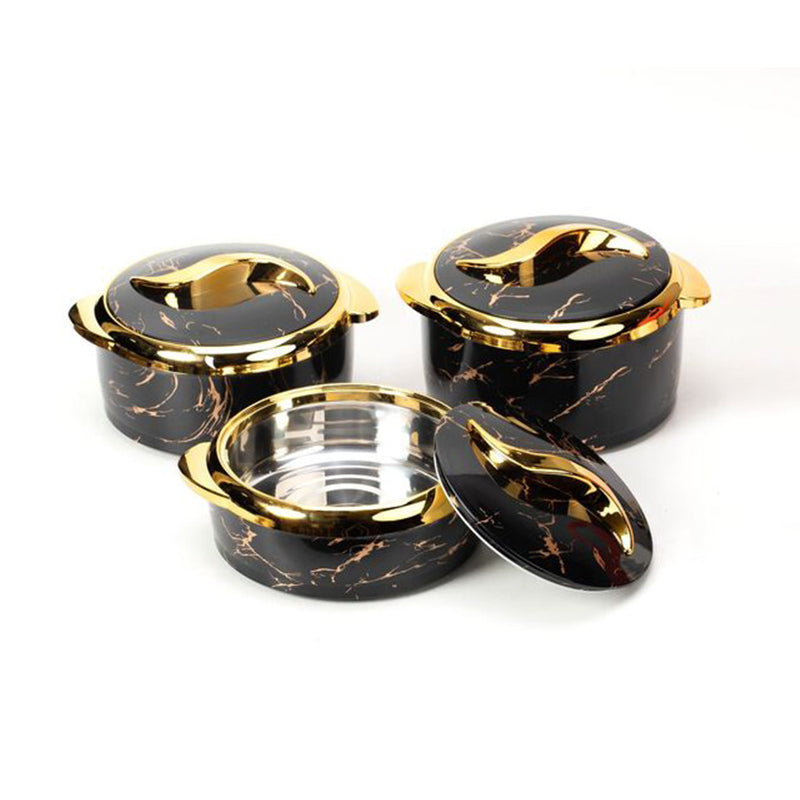 3-Piece Insulated Food Container Set (1.5L, 2L, 2.5L) - Ideal for Ramadan Celebrations, Weddings, Family Gatherings & More