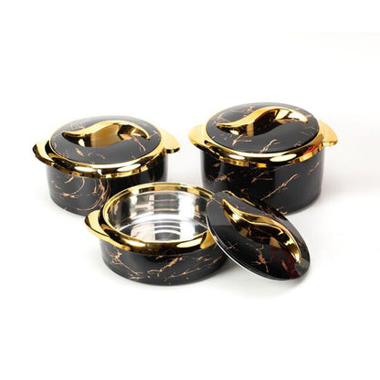 3-Piece Insulated Food Container Set (1.5L, 2L, 2.5L) - Ideal for Ramadan Celebrations, Weddings, Family Gatherings & More