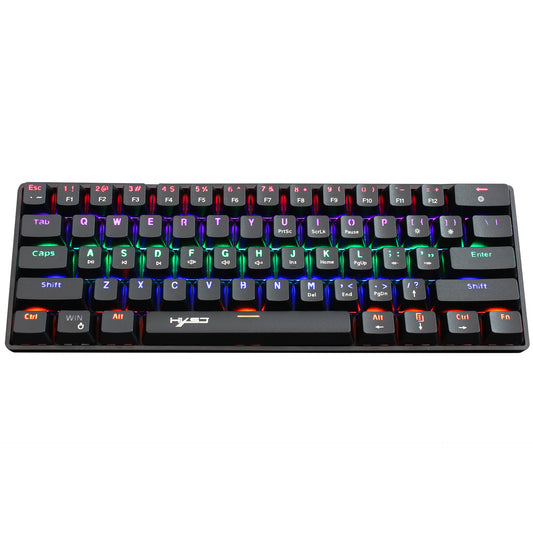 Mechanical 61 keyboard wired blue axis office keyboard gaming gaming illuminated RGB mechanical keyboard