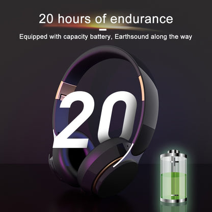 07S Wireless Over-Ear Headphones - Wireless 5.3, Long Battery Life, Soft Earmuffs, HD Sound, Portable & Adjustable for Outdoor Sports and Commuting, Outdoor Sports Headphones|Modern Wireless Headphones|Comfortable Earmuffs