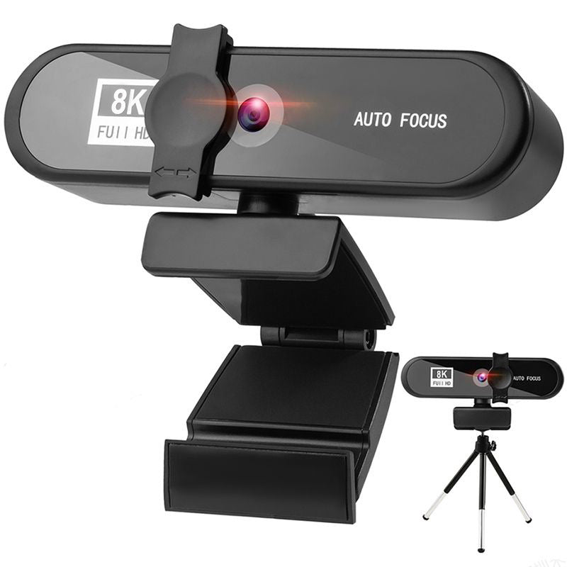 4k Beauty Auto Focus 1080p Computer Camera 8K Network USB Live Webcam 2K Drive Free