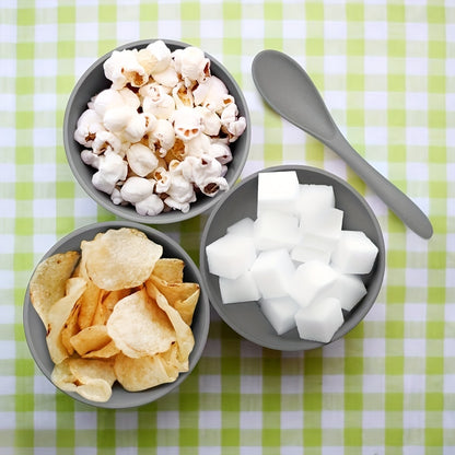 8/16pcs Grey Unbreakable High quality plastic Dinnerware Sets - Reusable, Lightweight, Microwave & Dishwasher Safe - 8pcs Plates, 4pcs Cups, 4pcs Bowls - for Camping, Picnics, RV, Dorm - Perfect Gift for Students & Outdoor En