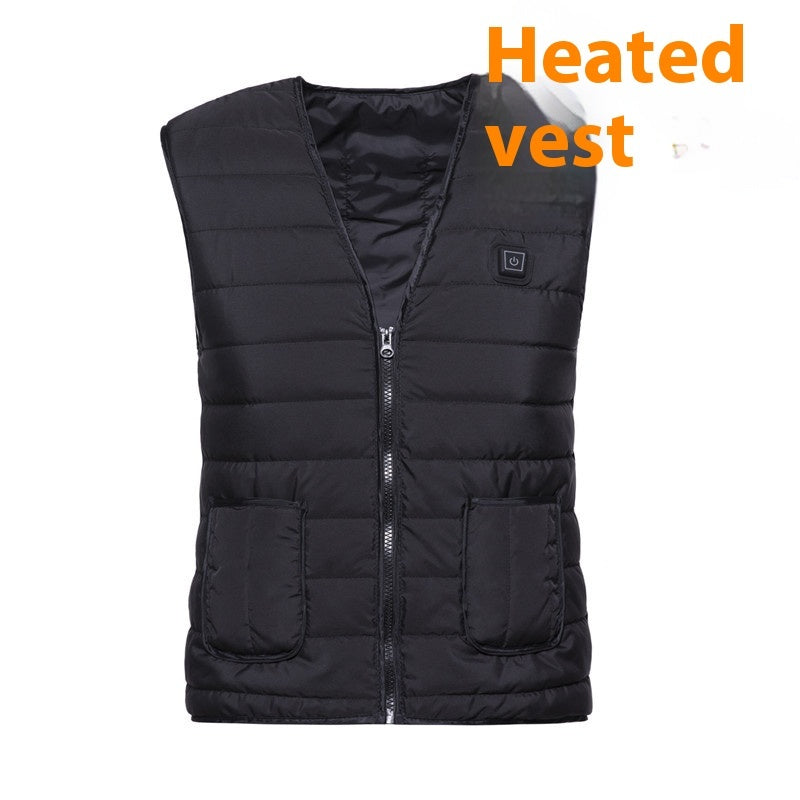 Heating Vest Three-gear Electric Heating Temperature Control Warm Men And Women