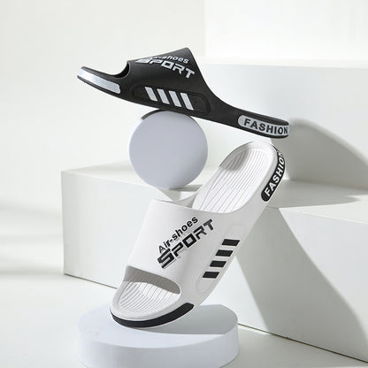 Men'S Casual Summer PVC Slippers - Non-Slip, Wear-Resistant Sole, Comfortable Slip-On Sandals for Outdoor & Indoor Use, Outdoor Footwear | Casual Slipon Shoes | PVC Upper Sandalssuitable for Men & Women