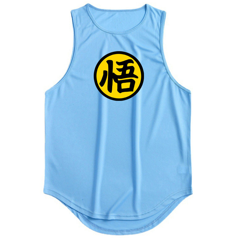 Men's running and fitness vest summer quick drying training suit sleeveless camisole base shirt