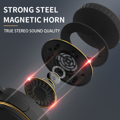 Ultra-large Capacity 400 MAh Wireless Headphones With Ambient Lighting, HIFI Sound Effects, Music All Day Long, 5.3 Chip, Low Latency, High-quality Headphones, Suitable For Travel, Business, Music, Gifts, Work, Phone Calls