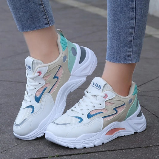 Height Increasing Chunky Sneakers Women Platform Shoes New Breathable Mesh Sport Women's Sneaker Casual Sneakers tenis de mujer