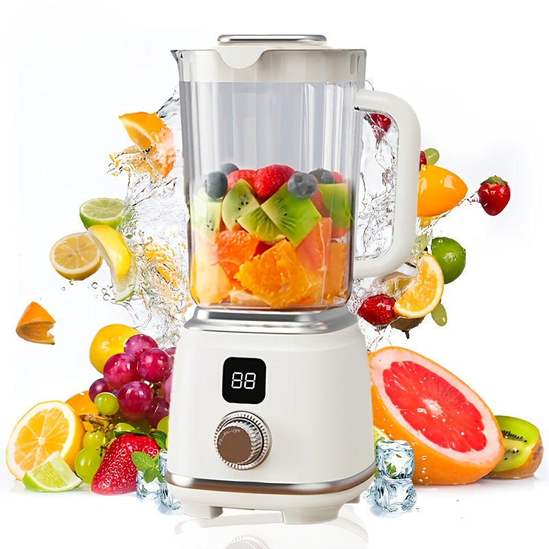 [USB Rechargeable] NIJ Small Home Fruit Juicer, 7, 4V Mini Ice Crusher With LED Display Mixer, USB Rechargeable Portable Blender For Smoothies And Shakes, Fresh Juice - Compact Juicer For Instant Nutrition
