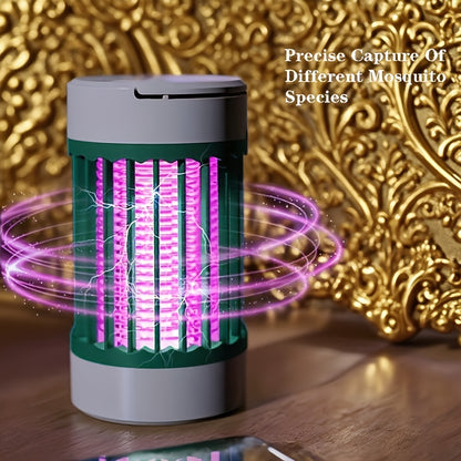 [Smart Mosquito Killer Lamp] Luxury Mosquito Killer Lamp | UV Light & Electric Bug Zapper - 1pc USB-Powered Smart Insect Trap with Auto On/Off, Silent Night Mode, Modern Design for Home, Bedroom, Office - Indoor/Outdoor Use,