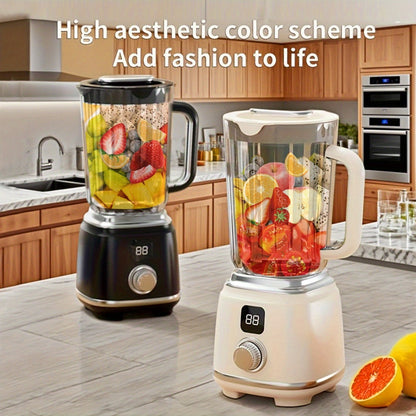 [USB Rechargeable] NIJ Small Home Fruit Juicer, 7, 4V Mini Ice Crusher With LED Display Mixer, USB Rechargeable Portable Blender For Smoothies And Shakes, Fresh Juice - Compact Juicer For Instant Nutrition