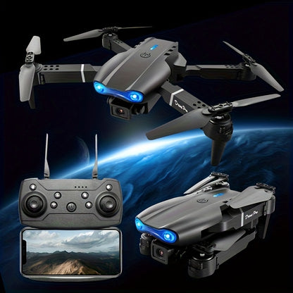 E99 Drone with One-Click Takeoff, 360° Flip & Navigation - Foldable Wings, 50M Altitude, 4M/S Speed, 6-8Min Flight Time, Outdoor Adventure Drone with Remote Control, Durable & Portable Design