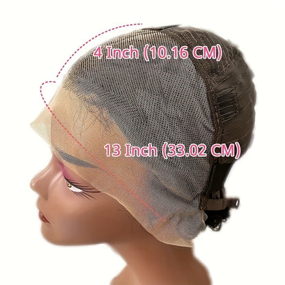 100% Human Hair Golden Blonde Short Bob Wig, 13x4 Lace Front, Breathable & Comfortable, Straight Style, 150% Density, Natural Look for Casual Attire, Natural Look Wig | Fashionable Wig | Breathable Lace Wig