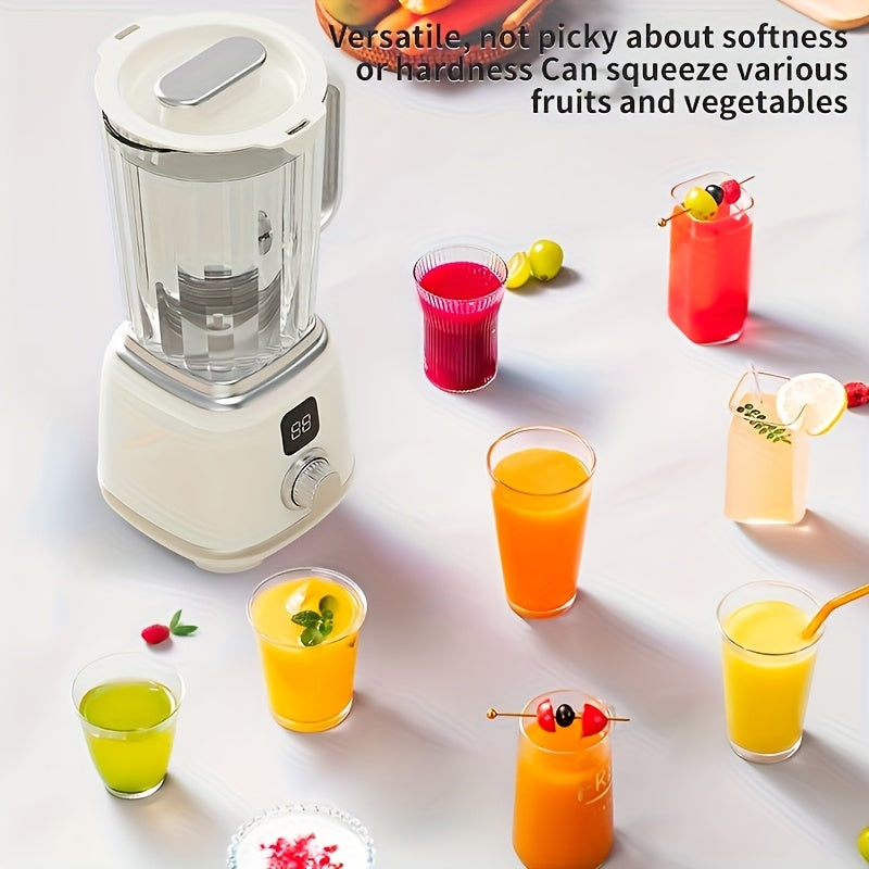 [USB Rechargeable] NIJ Small Home Fruit Juicer, 7, 4V Mini Ice Crusher With LED Display Mixer, USB Rechargeable Portable Blender For Smoothies And Shakes, Fresh Juice - Compact Juicer For Instant Nutrition