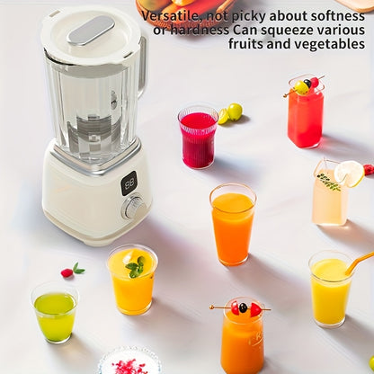 [USB Rechargeable] NIJ Small Home Fruit Juicer, 7, 4V Mini Ice Crusher With LED Display Mixer, USB Rechargeable Portable Blender For Smoothies And Shakes, Fresh Juice - Compact Juicer For Instant Nutrition