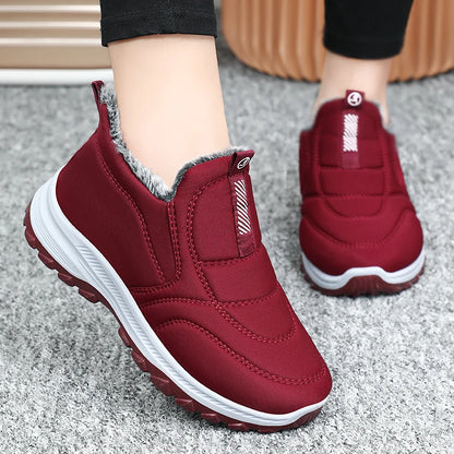 Women's Boots Winter Shoes 2024 Women Waterproof Snow Boots Female Slip On Casual Shoe Plush Footwear Men's Ankle Botas