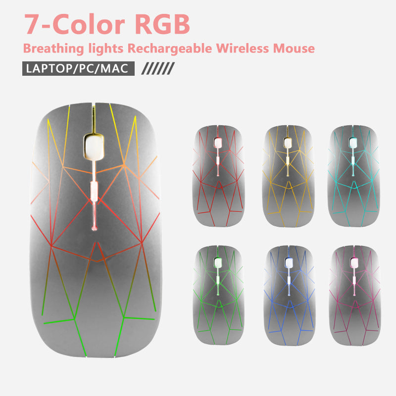 Suitable for Microsoft Surface Light up Silent Type c+USB Dual Interface Mouse Wireless Mouse