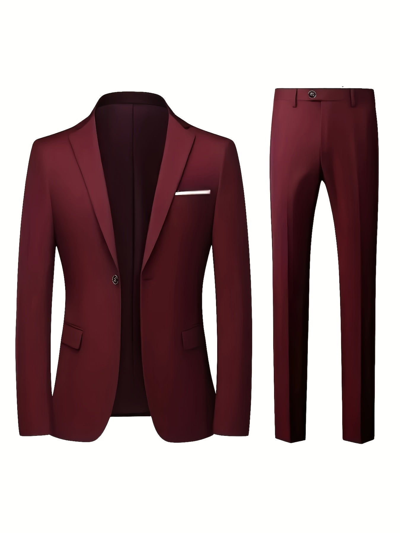 Men's Premium Three-Piece Suit Set, Plus Size Men’s, Includes Jacket and Vest – Perfect for Formal Wear Weddings Workwear Holiday Gifts