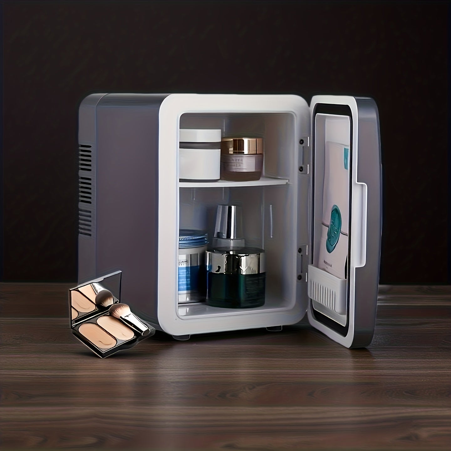 4L Car Refrigerator & Mini Fridge Dual-Purpose – Portable Cooler/Warmer for Commute, Lightweight, Low Noise, Energy-Efficient, USB Powered, Digital Display – Ideal for Travel & Daily Use