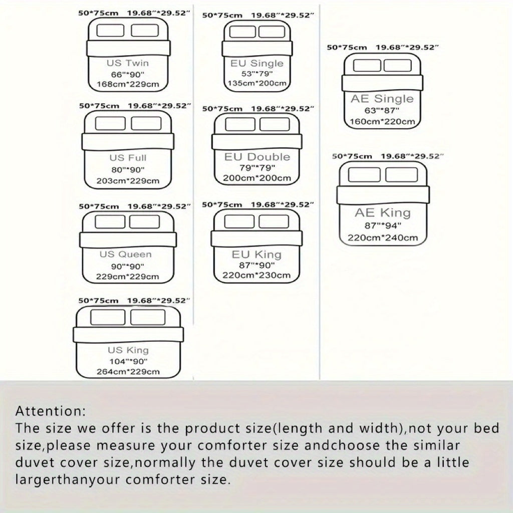 3pcs Army Green Duvet Cover Set, Soft and Comfortable Bedding for Bedroom/Guest Room/Dorm/Hotel 1*Duvet Cover + 2*Pillowcases (No Filling), Invisible Zipper Design, Machine Washable, All-Season Use