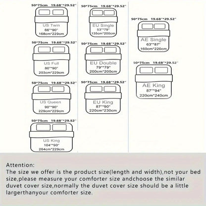 3pcs Army Green Duvet Cover Set, Soft and Comfortable Bedding for Bedroom/Guest Room/Dorm/Hotel 1*Duvet Cover + 2*Pillowcases (No Filling), Invisible Zipper Design, Machine Washable, All-Season Use