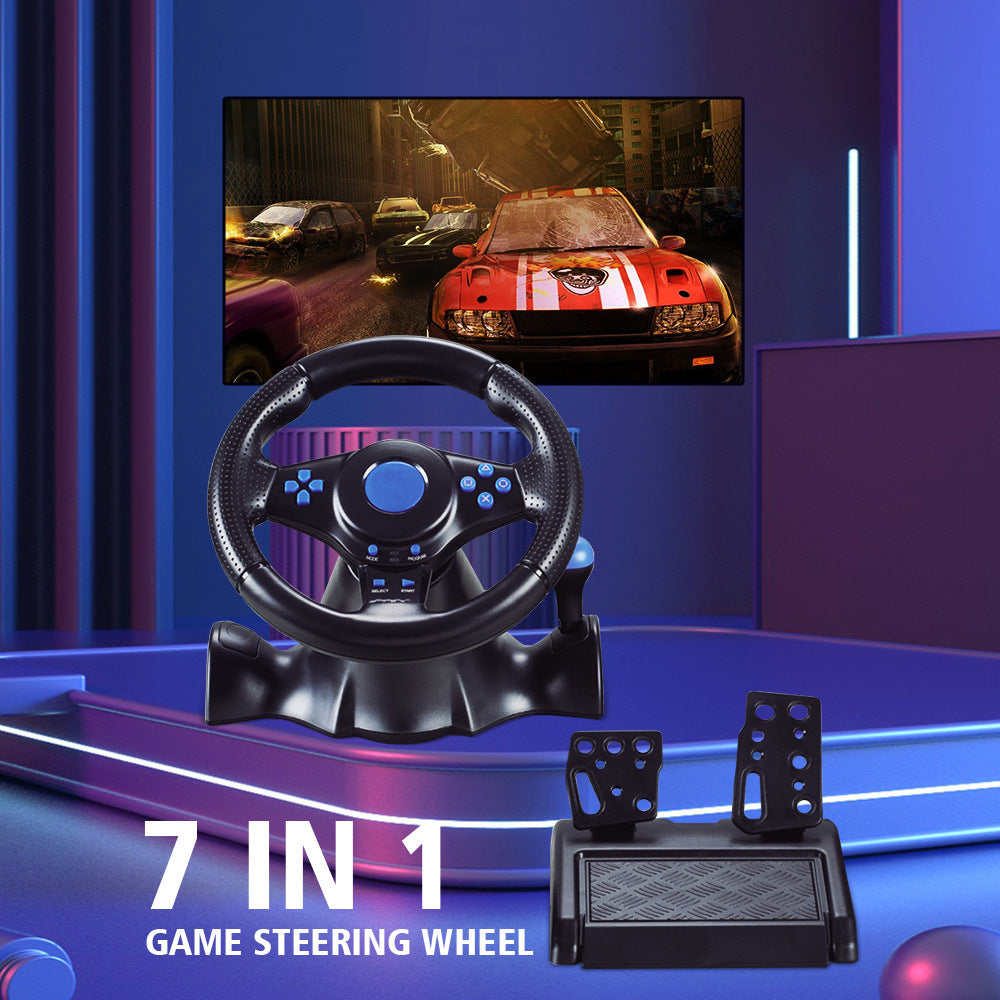 Applicable Racing Game Seven-in-one Steering Wheel