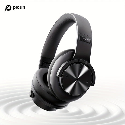Picun Wireless Headphones, 120 Hours Headphones Wireless, Hands-Free Calls, 3EQ &Game Mode, Foldable Headphones Over Ear for Travel Home Office Cellphone PC