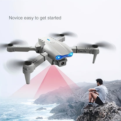 E99 Drone with One-Click Takeoff, 360° Flip & Navigation - Foldable Wings, 50M Altitude, 4M/S Speed, 6-8Min Flight Time, Outdoor Adventure Drone with Remote Control, Durable & Portable Design