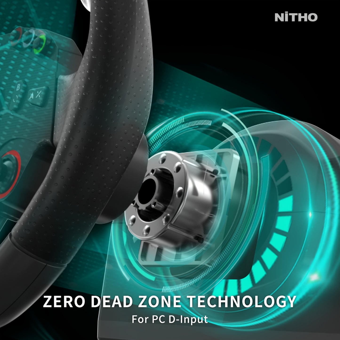 NiTHO Drive Pro ONE 10" Racing Wheel with Separate Shifter & Floor Pedals - 270° Zero Dead Zone, Ergonomic Design for PS4, Xbox, PC, Switch - Black Wheel with Red Ring, Immersive Driving Experience | Sleek Gaming Gear | Qual