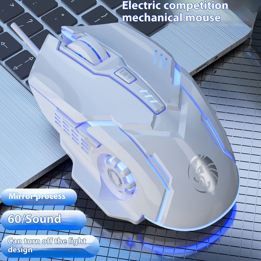 New E-Sports Game USB Luminous Mouse Business Office Game Universal