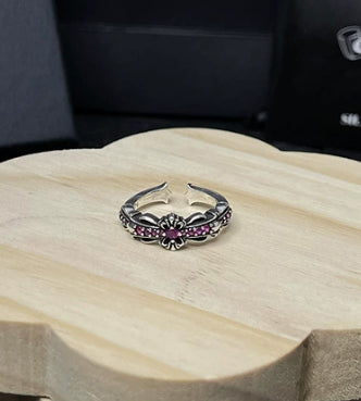 Vintage Silver Cross Men's and Women's Ring