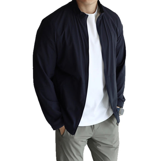 Stand up collar cool breathable quick drying portable jacket