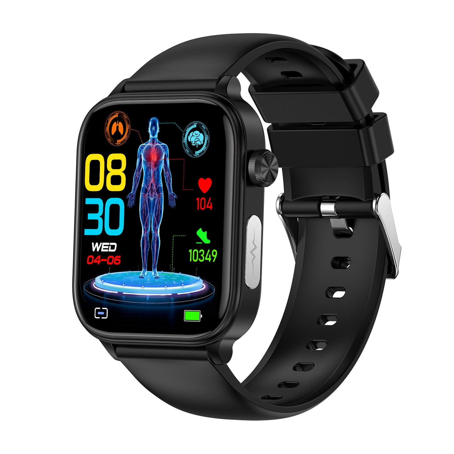 New ET570 smart watch ECG electrocardiogram Bluetooth call uric acid blood lipid blood sugar micro physical examination function