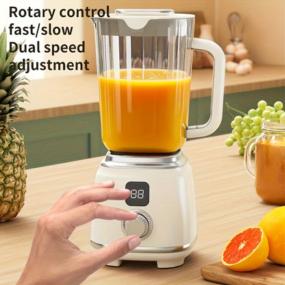 [USB Rechargeable] NIJ Small Home Fruit Juicer, 7, 4V Mini Ice Crusher With LED Display Mixer, USB Rechargeable Portable Blender For Smoothies And Shakes, Fresh Juice - Compact Juicer For Instant Nutrition