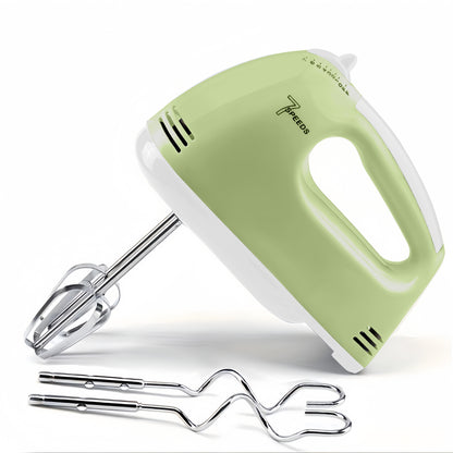 PANCERKA 7-Speed Electric Handheld Mixer with Beaters & Dough Hooks - Lightweight Ergonomic Design, Powerful Motor for Baking, Whisking, Beating Eggs - EU Plug (220V), Egg Whisking, Ergonomic Mixer, Durable Construction
