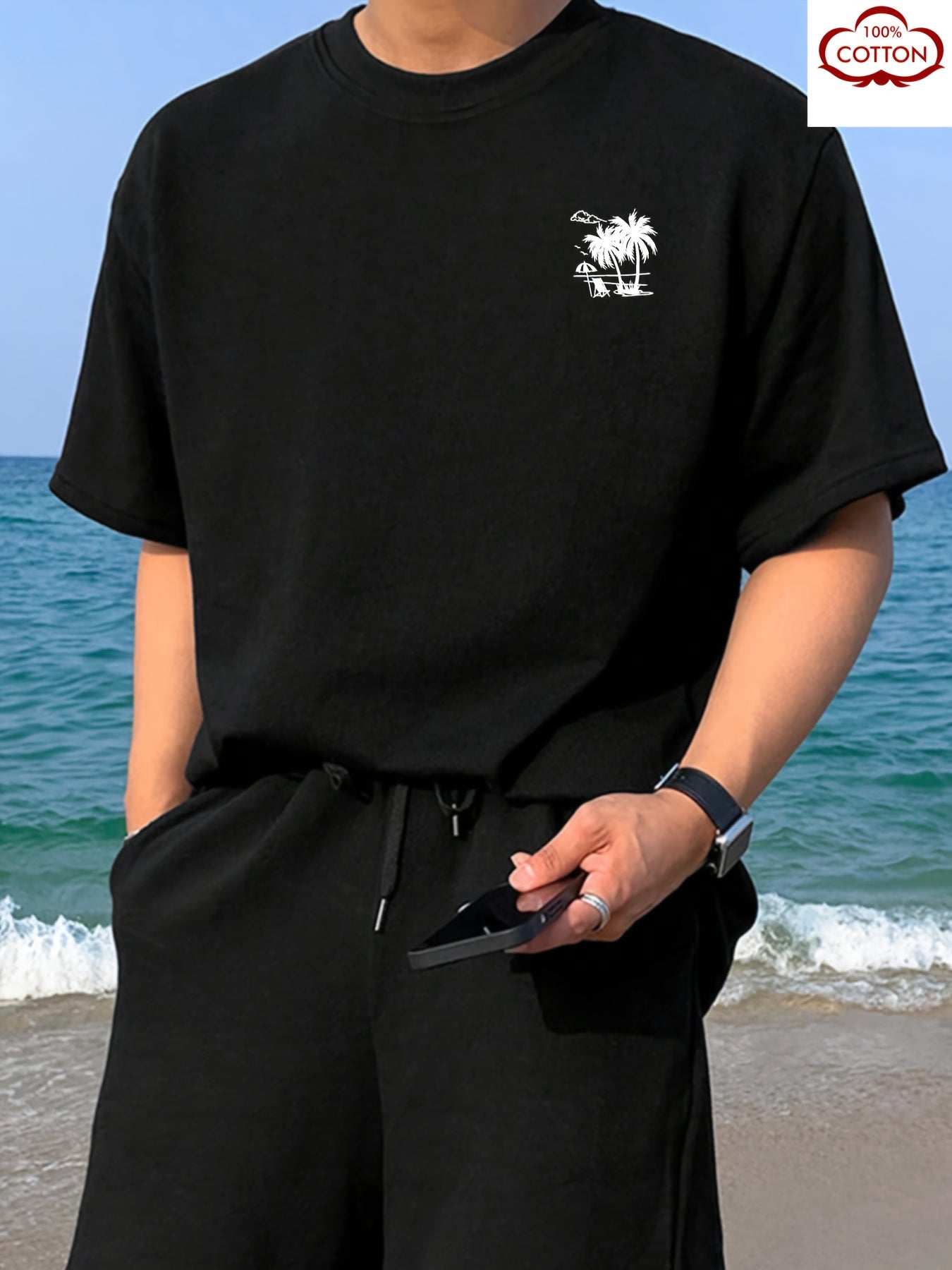 Men'S Heavyweight 210gsm 100% T-Shirt - White Crew Neck Casual Everyday & Formal Tee - Soft Breathable Fabric for Beach, Office, Parties - Minimalist Everyday Essential Wardrobe Staple, Beach T Shirt, Party Attire, Simple Des