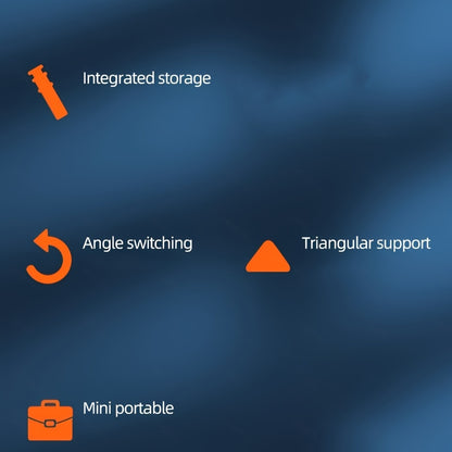 360° Rotation Wireless Remote Shutter Portable Selfie Stick Tripod - Battery Powered with Non-Rechargeable Button Battery - Compatible with iPhone & Android Smartphones